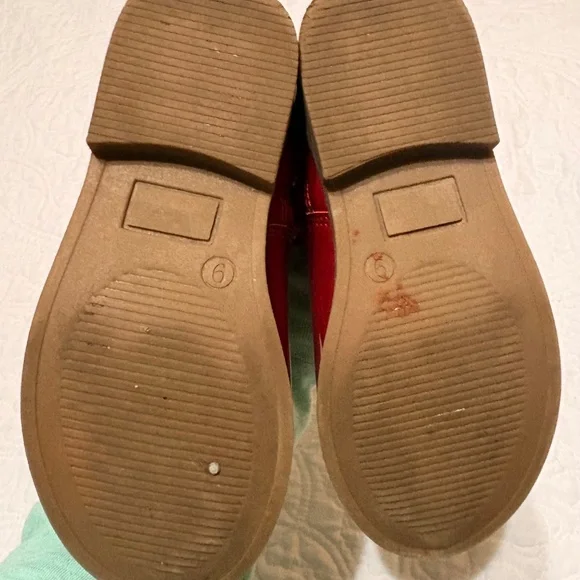 Red Gymboree bow boots - Picture 3 of 3